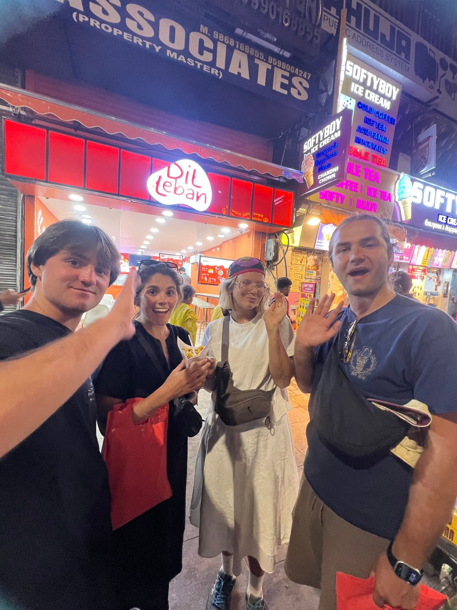 Guest on the Old Delhi Food Tours street food walking tour