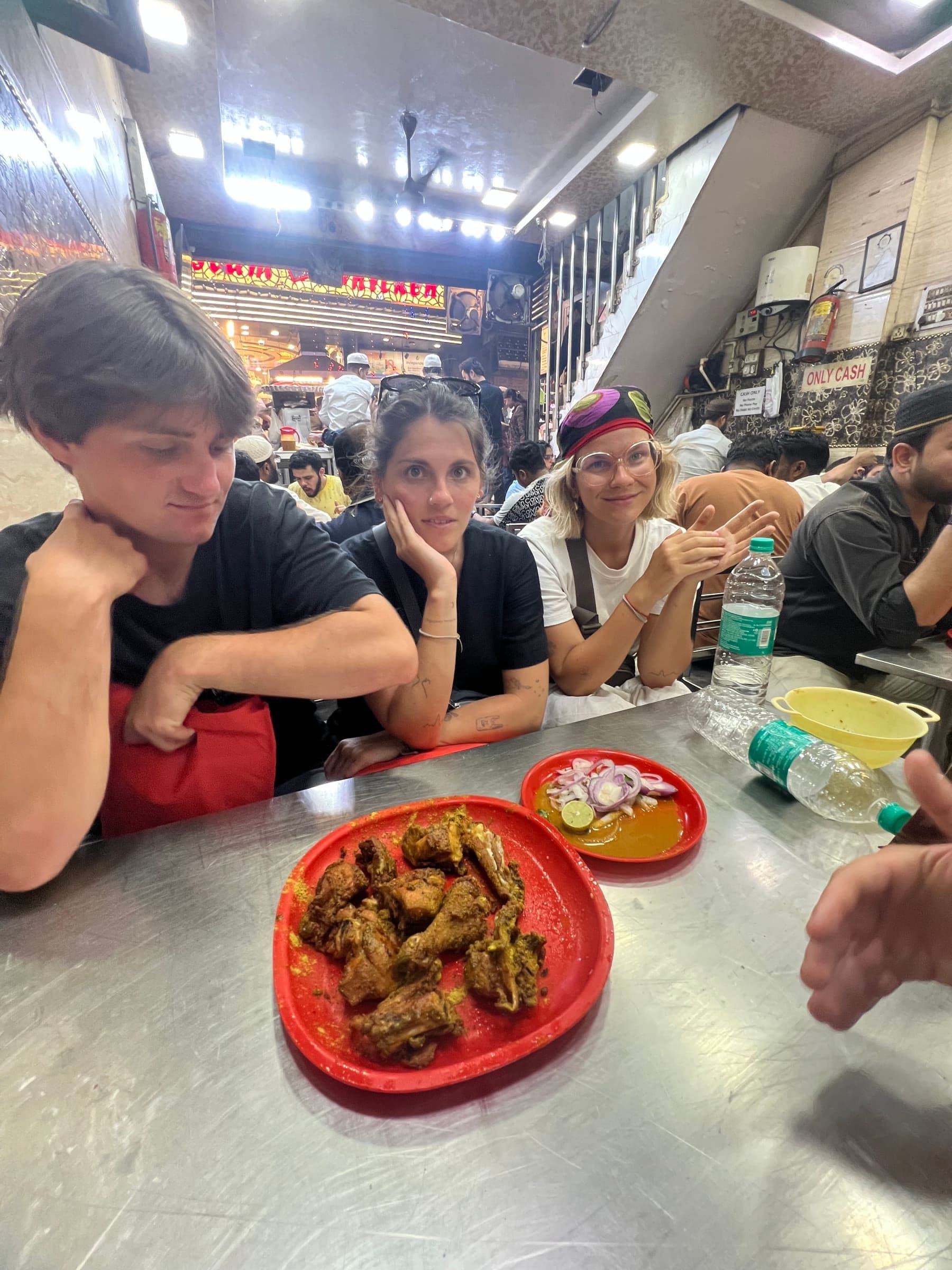 Guest on the Old Delhi Food Tours street food walking tour