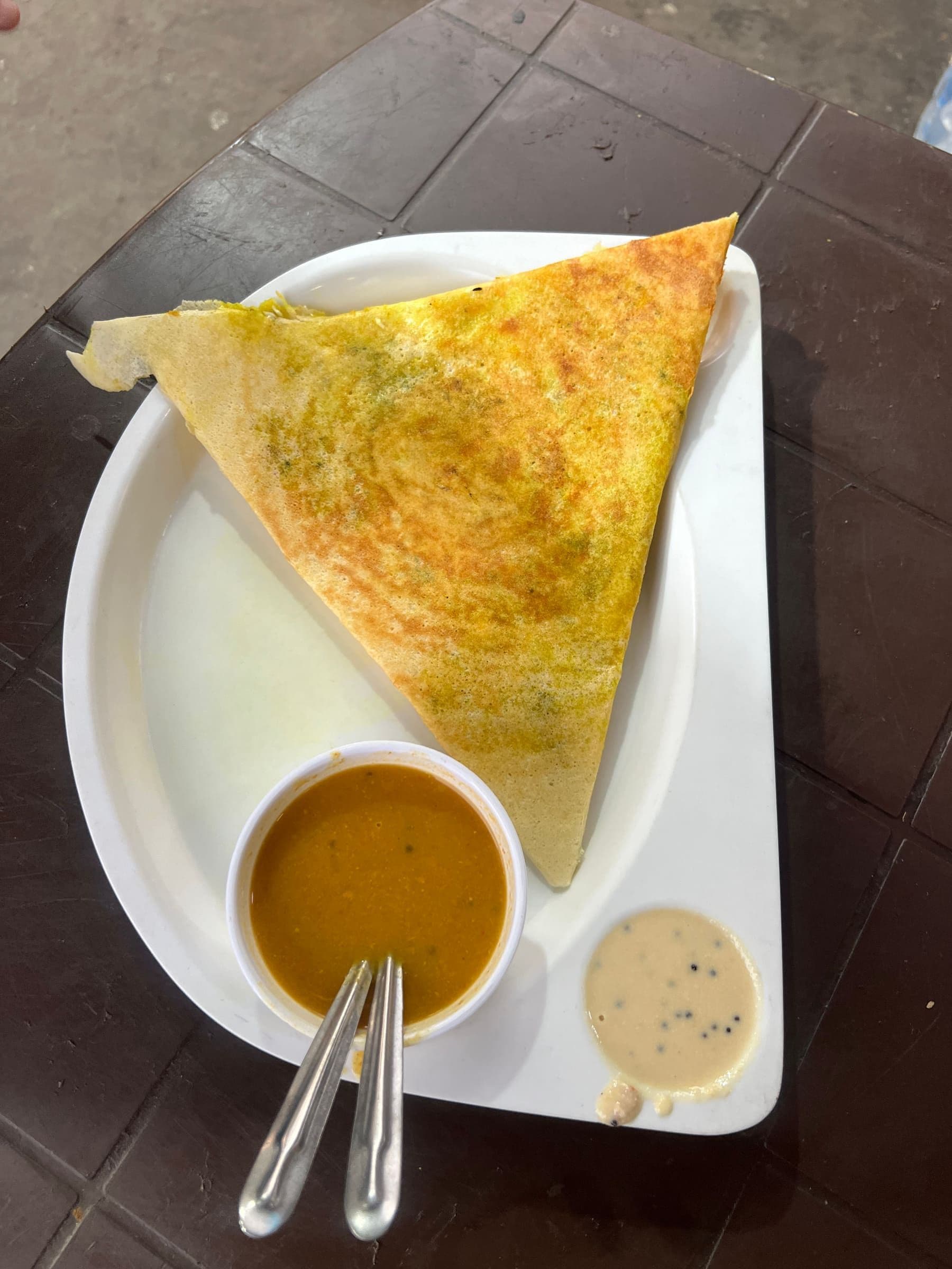 Guest on the Old Delhi Food Tours street food walking tour