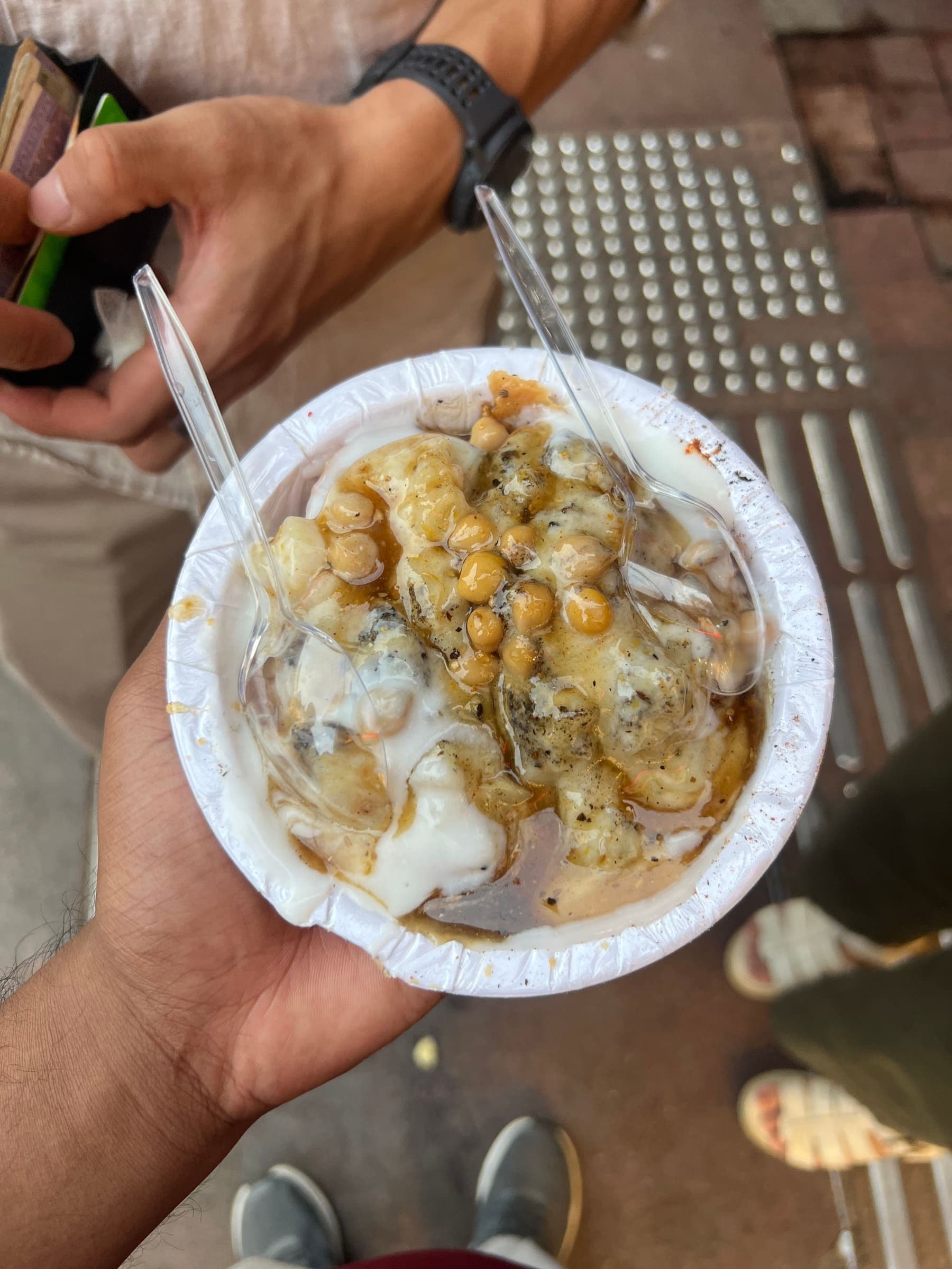 Dahi Bhalla — Natraj Dahi Bhalla Corner in Chandni Chowk, Old Delhi