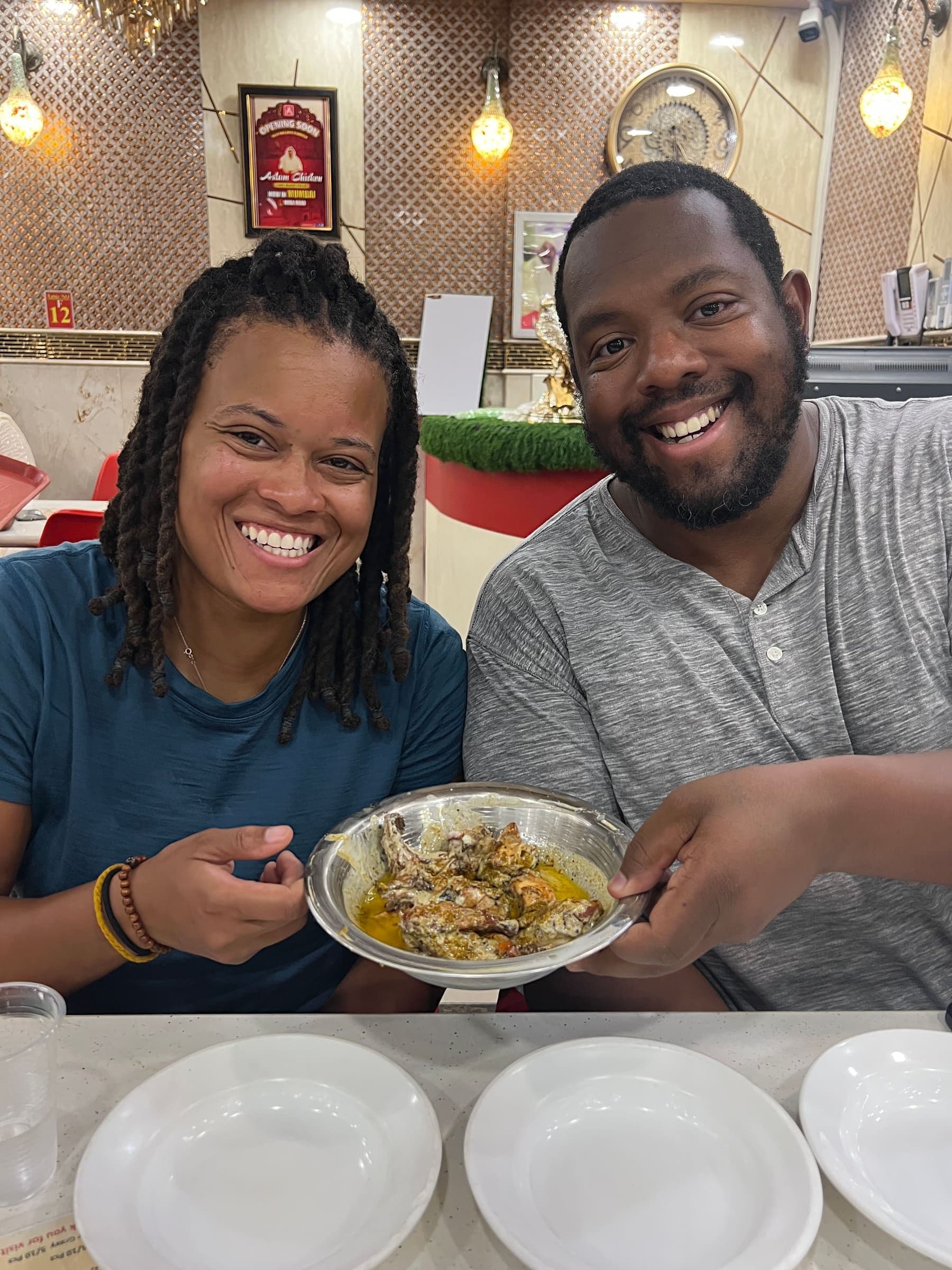 Guest on the Old Delhi Food Tours street food walking tour