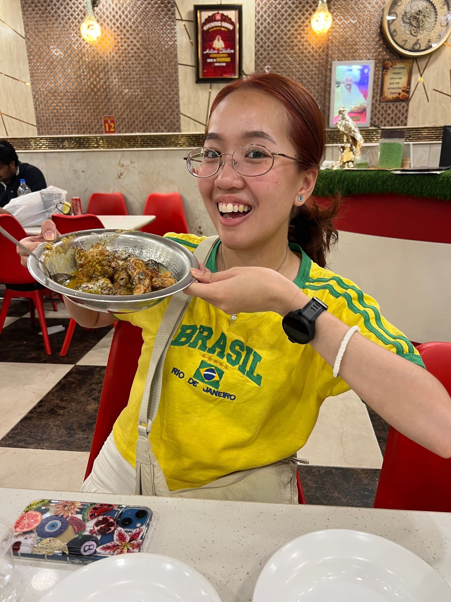Guest on the Old Delhi Food Tours street food walking tour