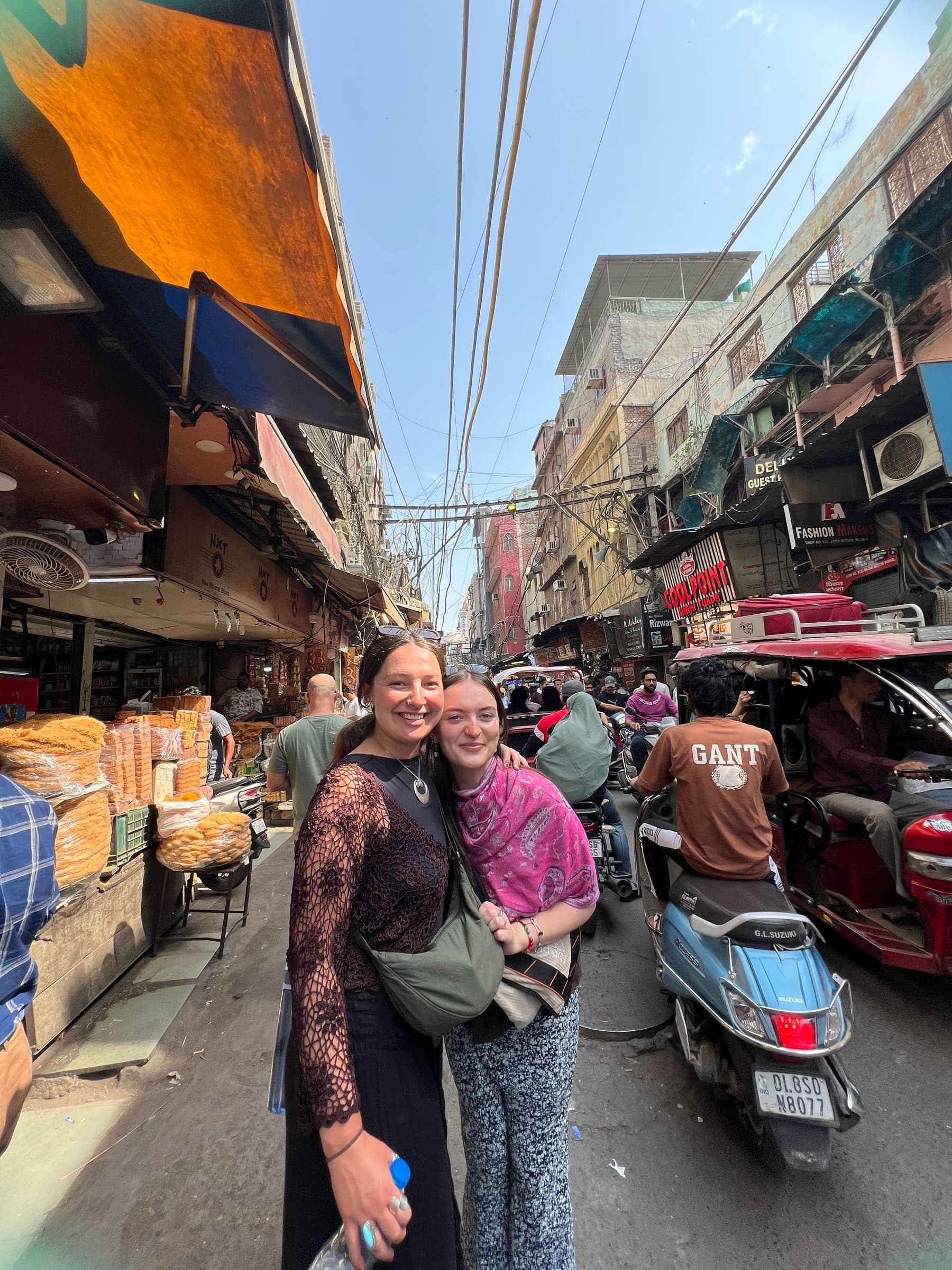 Guest on the Old Delhi Food Tours street food walking tour